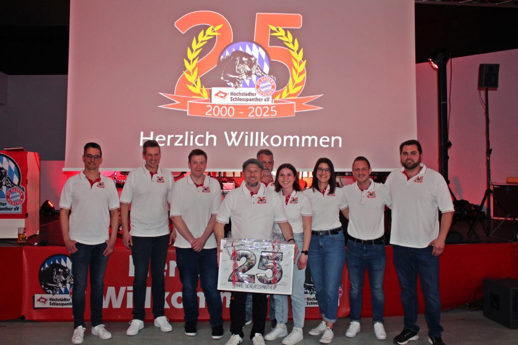 Begrüßung zur Jubiläumsfeier in der KIM-Halle Höchstädt